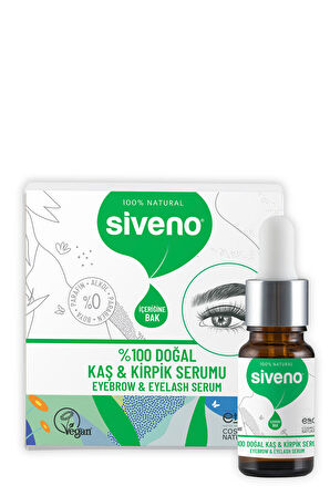 Siveno Kaş & Kirpik Serumu %100 Doğal 10ml