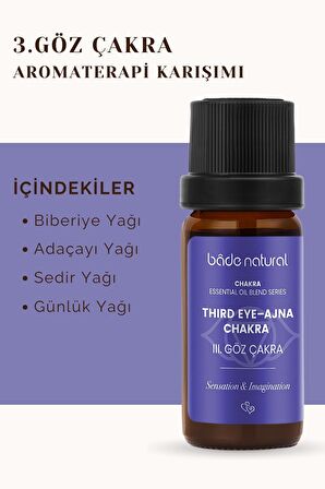 Bade Natural 3. Göz Çakra Aromaterapi Karışımı 10 ml