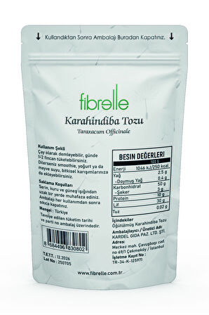 Fibrelle Karahindiba Tozu 100g   