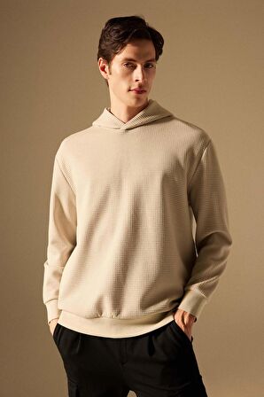 DeFacto Oversize Geniş Kalıp Kapüşonlu Kapitone Sweatshirt B6492AX24SPBG779