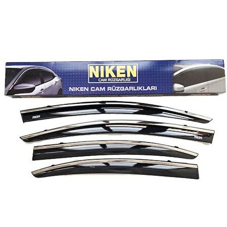 Volkswagen Amarok Niken Kromlu Cam Rüzgarlığı 4lü Set 2023 ve Üstü
