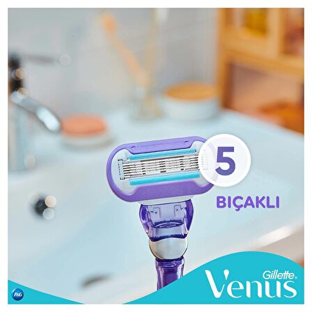 Gillette Venus Swirl Extra Smooth Kadın Tıraş Makinesi Yedekli