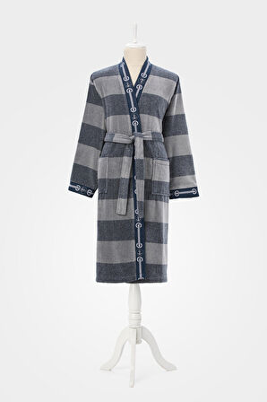 Özdilek Summer Heat Sailor Kadife Kimono Bornoz XL Beden