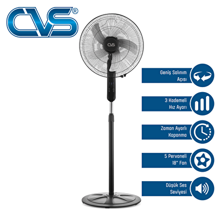 CVS DN 91032 Uzaktan Kumandalı 18'' 110 Watt Ayaklı Vantilatör