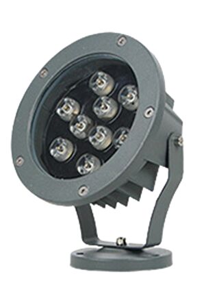 Lambaled 9W LED Bahçe Peyzaj Spotu Mavi Işık