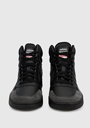 HP7939-E adidas Hoops 3.0 Mıd Erkek Spor Ayakkabı Siyah