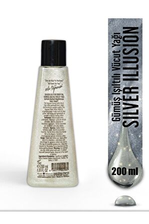 Eda Taşpınar Işıltılı Vücut Yağı Silver Illusion - 200 ML (EGX90)