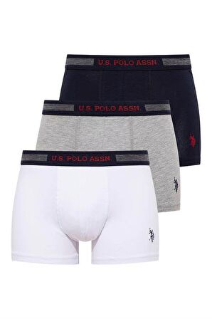 U.S. Polo Assn. Erkek 3 Lü Boxer Set