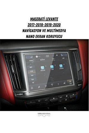 Maserati Levante 2017-2020 Navigasyon ve Multimedya Uyumlu Nano Ekran Koruyucu