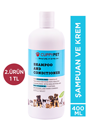 Babyton Evcil Hayvanlar İçin Şampuan & Krem 400 ml