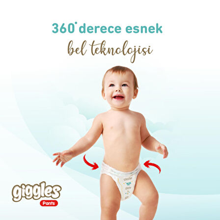 Giggles Pants Külotlu Bebek Bezi 6 Numara XLarge 20 Adet