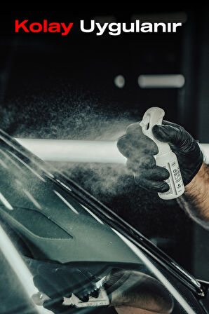 GlasShield Lite Araç Nano Yağmur Kaydırıcı Ve Su İtici Sprey-50 Ml-1 Yıl Etkili-Cam Koruma