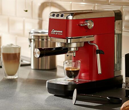 TCHIBO Lapressa Manuel Espresso Makinesi Kırmızı
