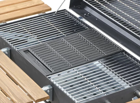 Grillia Grillord‑75 Kömürlü Barbekü (1 Adet Döküm Izgaralı) + Hediye Seti (Önlük + Kılıf)