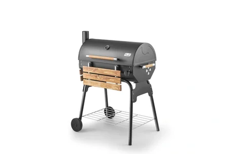 Grillia Grillord‑75 Kömürlü Barbekü (1 Adet Döküm Izgaralı) + Hediye Seti (Önlük + Kılıf)