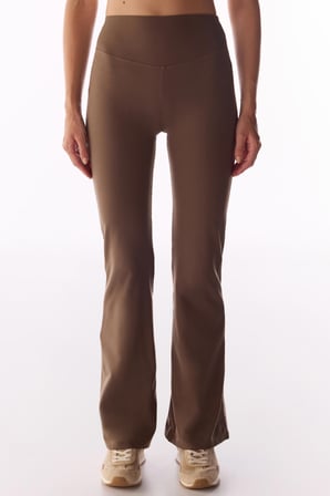 Kahverengi İspanyol Paça (Flare) Soft Feel Tayt