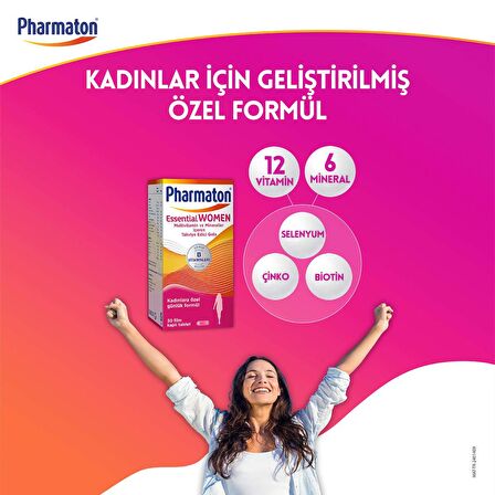 Essential Women 30 Tablet - Biotin, Demir, Vitamin B, Multivitamin Ve Mineraller