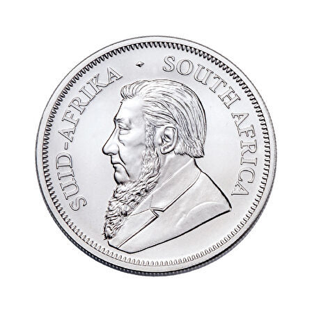 Krugerrand (2021) 1 Ons Gümüs Sikke Coin (999.9)
