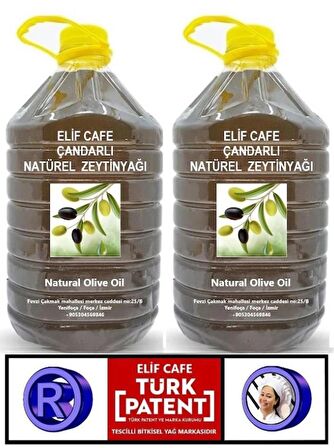 Çandarlı Natural   Birinci Zeytinyağı 5 lt Pet Şişe zeytinyağı 5 litre 2 adet