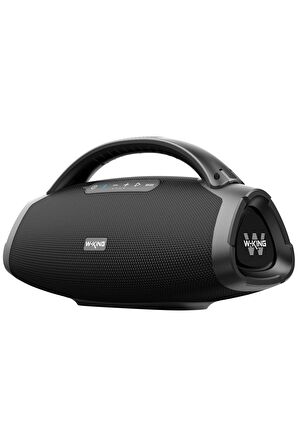 W-KING X20 Bluetooth Hoparlör 300W Boombox 24S Dinleme IPX7 Kablosuz Stereo TWS Ses Bombası Siyah