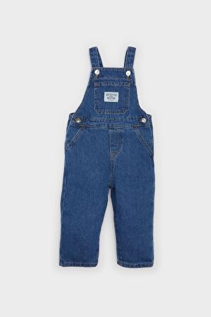 DeFacto Kız Bebek Jean Salopet Tulum E0441A525SPNM28