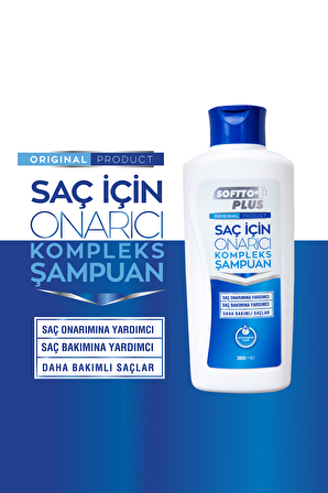 Softto Plus Tüm Saçlar İçin Canlandırıcı Şampuan 360 ml
