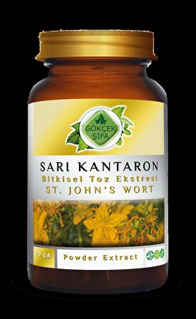 Sarı Kantaron Toz Ekstresi 70 Gr Cam Kavanoz