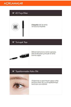 Missha 4D Suya Dayanıklı Kıl Fırça Siyah Rimel