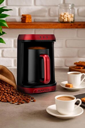 Awox Kafija Kırmızı Kahve Makinesi