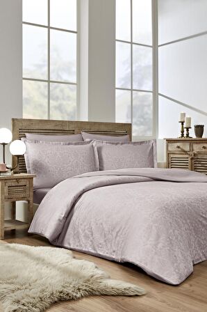 Özdilek Ornament Çift Kişilik Jakarlı Saten Nevresim Takımı