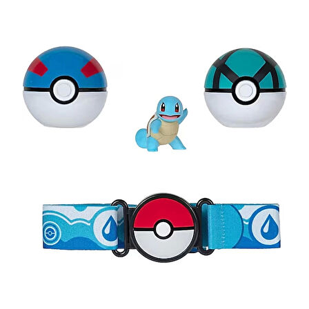 POK 95283-Q Pokemon Clip 'n' Go Pokeball Kemer ve Figür Seti