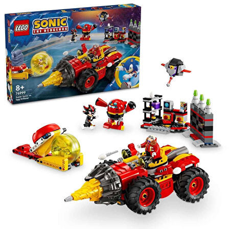 76999 Lego Sonic the Hedgehog Super Sonic, Egg Drillstera Karşı 590 parça +8 yaş