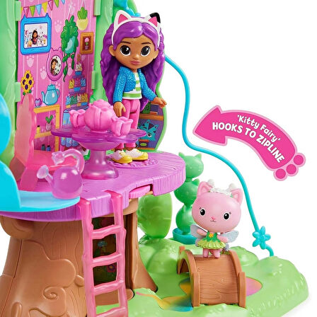 3071121 Gabbys Dollhouse Kitty Fairynin Ağaç Evi Oyun Evi