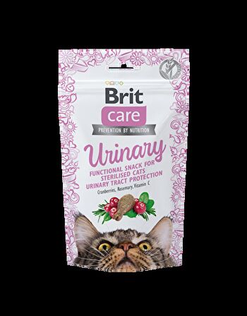 Brit Care Snack Urinary İdrar Sağlığı Destekleyici Kedi Ödül Maması 50gr