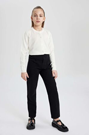 DeFacto Kız Çocuk Straight Fit Pantolon C4593A824SPBK81