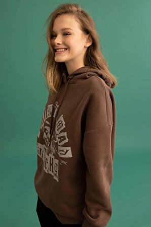 DeFacto Coool Tupac Oversize Fit Kapüşonlu Sweatshirt A0636AX23SPBN322