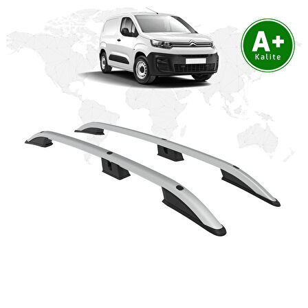 Citroen Berlingo Panelvan Tavan Çıtası Uzun Şasi 2019 Model Ve Sonrası Gri