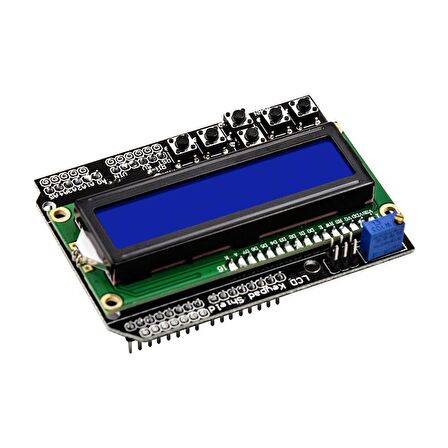 LCD1602 (Tuş Takımlı ve Mavi Arka Işıklı)