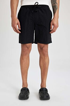 DeFactoFit Regular Fit Baskılı Kısa Boy Sporcu Deniz Şortu B5991AX24HSBK81