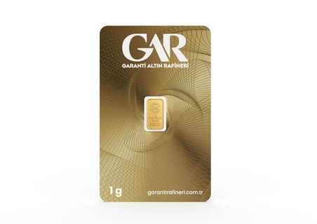 GarantiGold 1 Gr Külçe Altın
