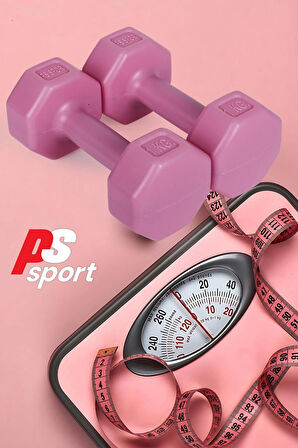 PSSPOR 2 Adet 1KG Pembe Renk Dambıl Seti ( 2 Adet 1KG Gönderim Yapılmaktadır)