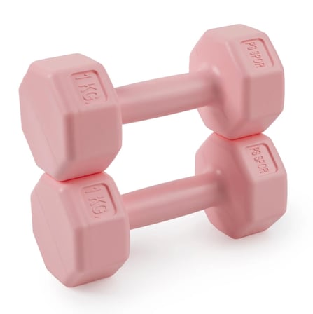 PSSPOR 2 Adet 1KG Pembe Renk Dambıl Seti ( 2 Adet 1KG Gönderim Yapılmaktadır)