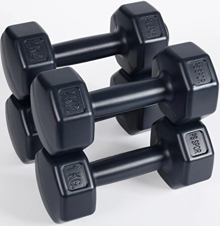 PSSPOR 2 Set Dambıl (2 Adet 1 KG - 2 Adet 2KG )