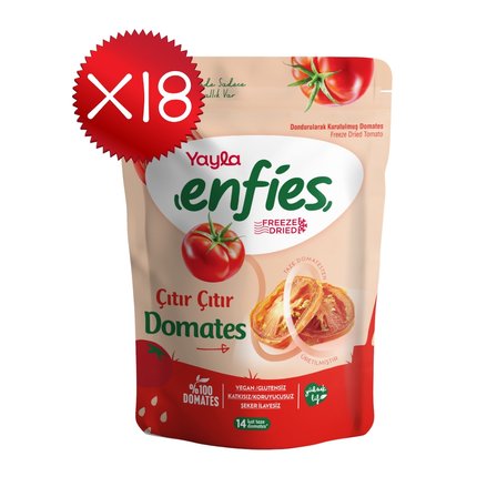 Yayla Enfies Freeze Dried Domates 10 g x18