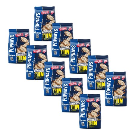 Yayla Popnays Gurme Karabuğday Kinoa ve Chialı İnce Pirinç Patlağı 80 g x10