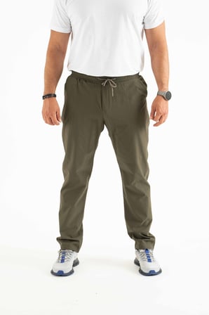 Longberg Erkek Beli Lastikli Bağcıklı Mevsimlik Jogger Spor Pantolon