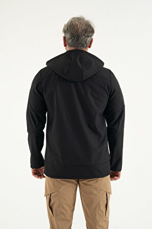 Longberg Erkek Çıkarılabilir Kapüşonlu Trio Softshell Mont