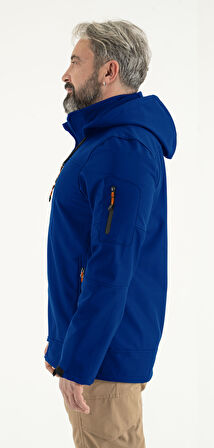 Longberg Erkek Çıkarılabilir Kapüşonlu Trio Softshell Mont