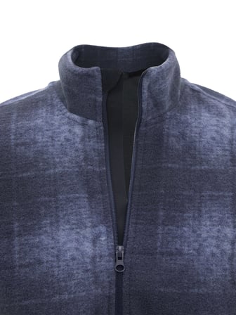 Longberg Erkek Kaşe Fermuarlı Polar Ceket