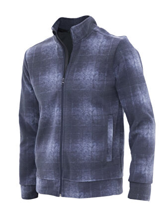 Longberg Erkek Kaşe Fermuarlı Polar Ceket